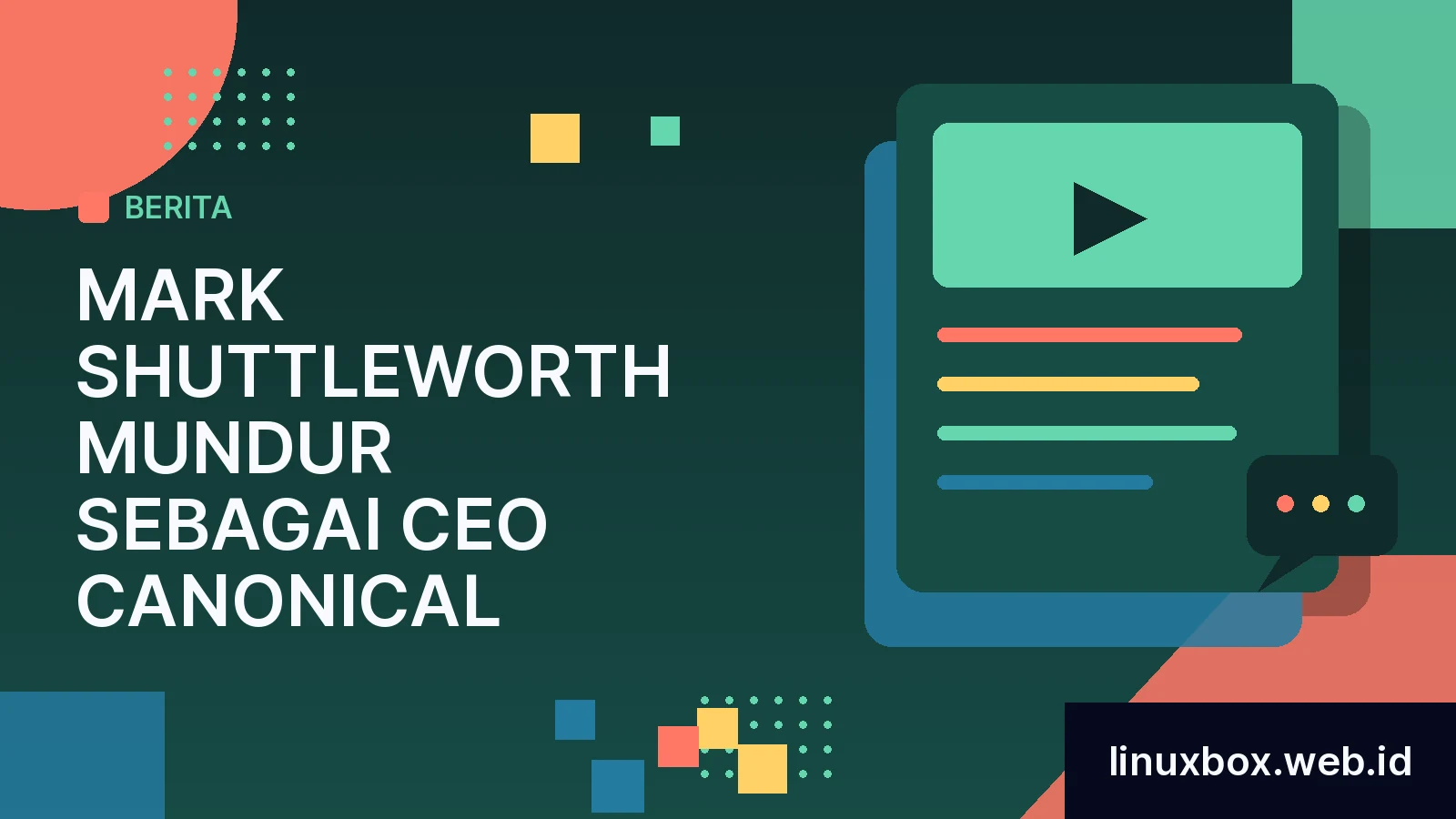Mark Shuttleworth mundur sebagai CEO Canonical