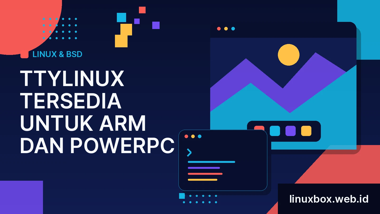 ttylinux tersedia Untuk ARM dan PowerPC