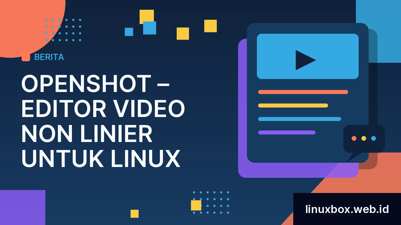 OpenShot – Editor Video non Linier Untuk Linux