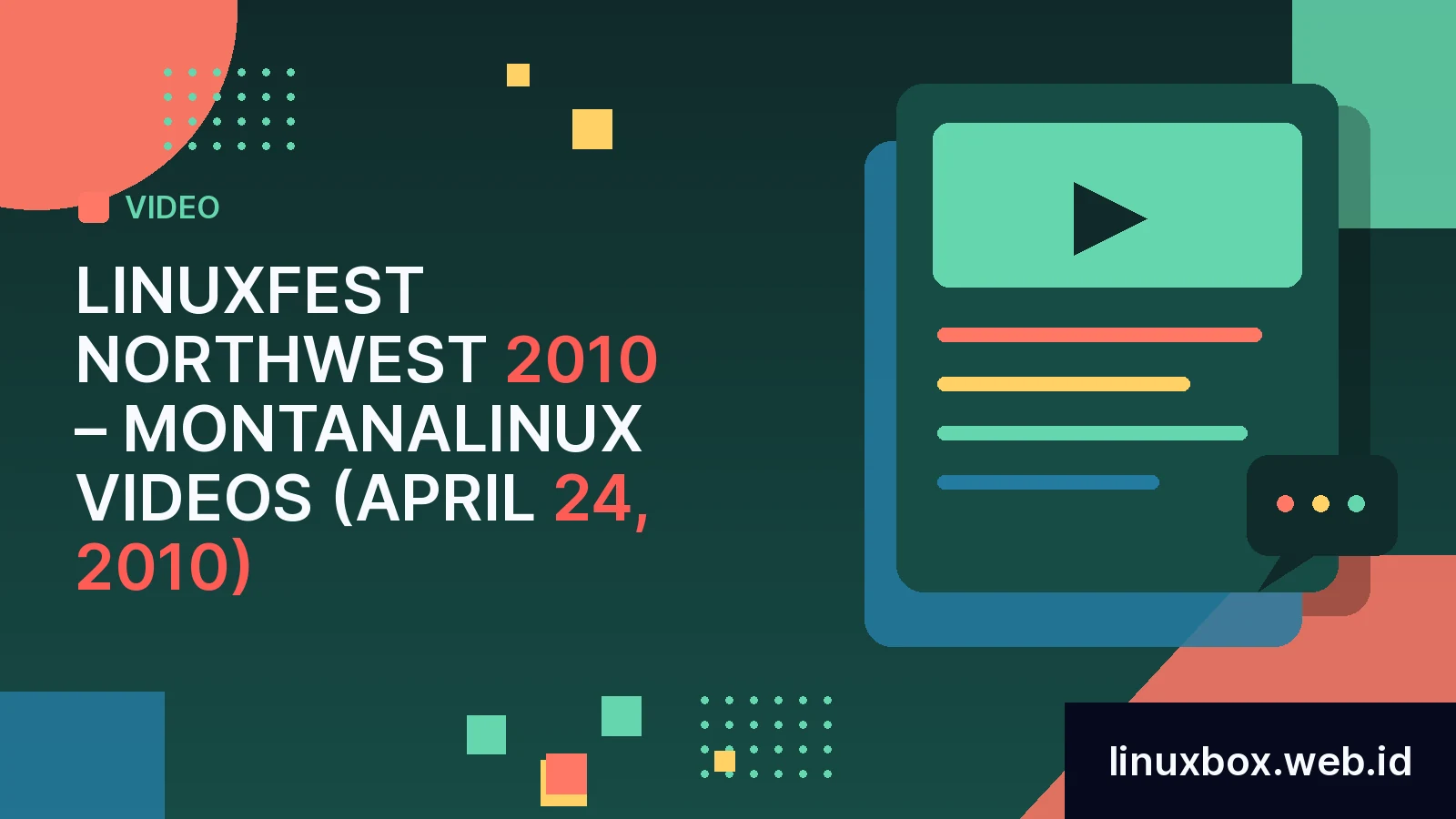 [Video] LinuxFest Northwest 2010 – MontanaLinux Videos (April 24, 2010)