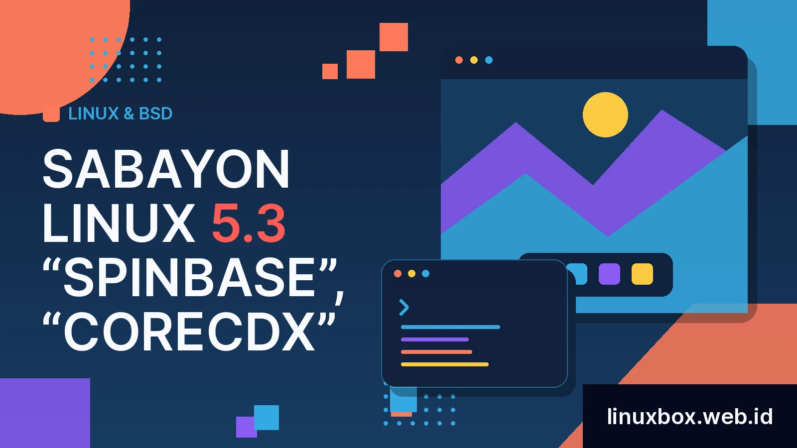 Sabayon Linux 5.3 “SpinBase”, “CoreCDX”