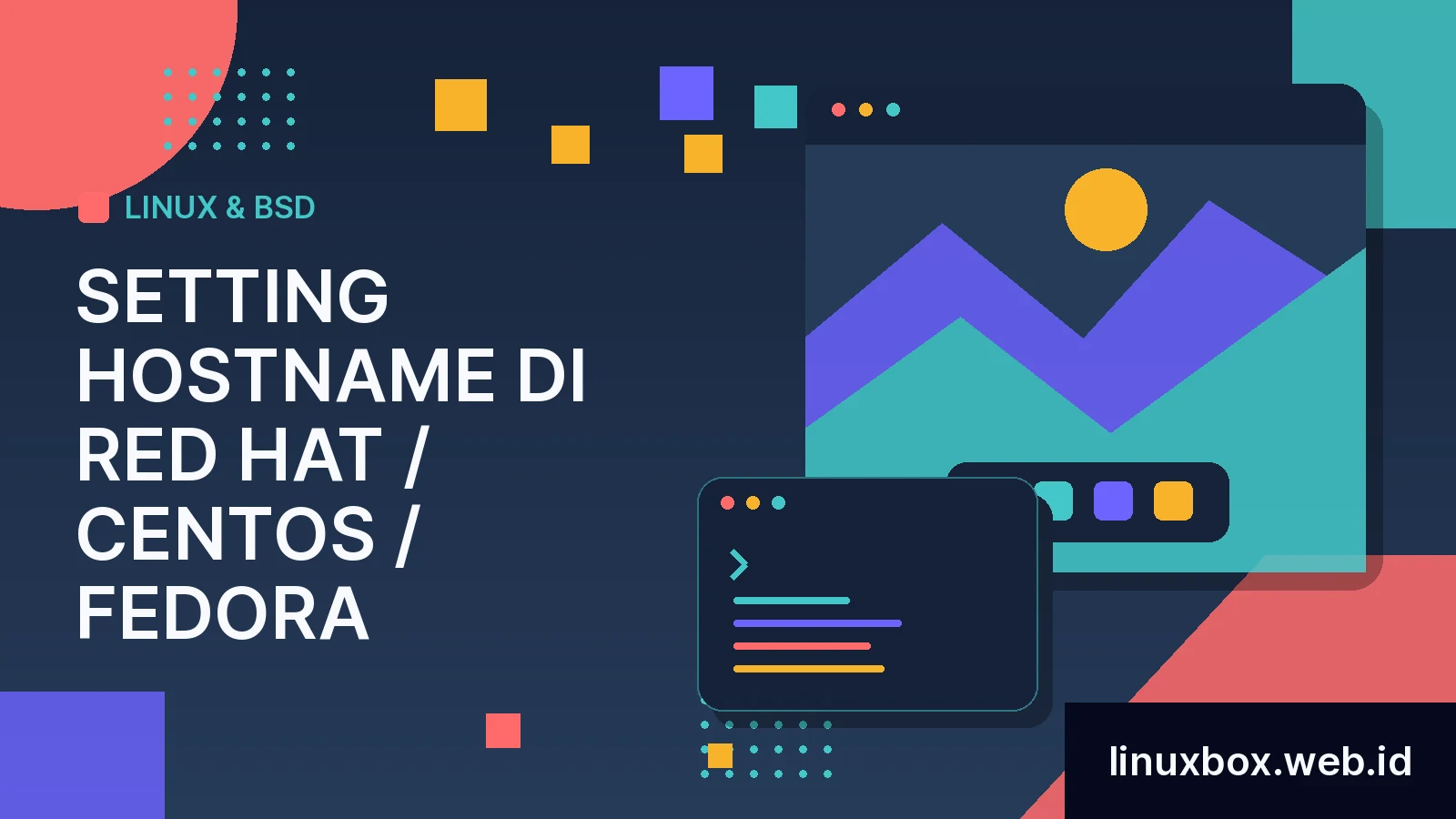 Setting hostname di Red Hat / CentOS / Fedora