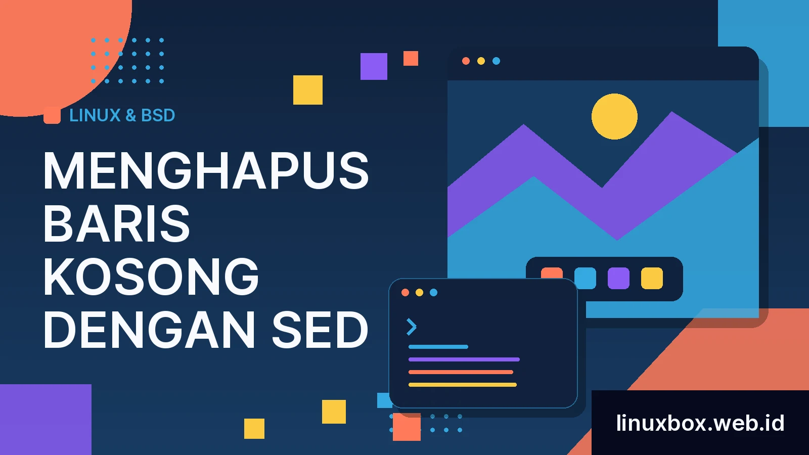 Menghapus Baris Kosong Dengan sed