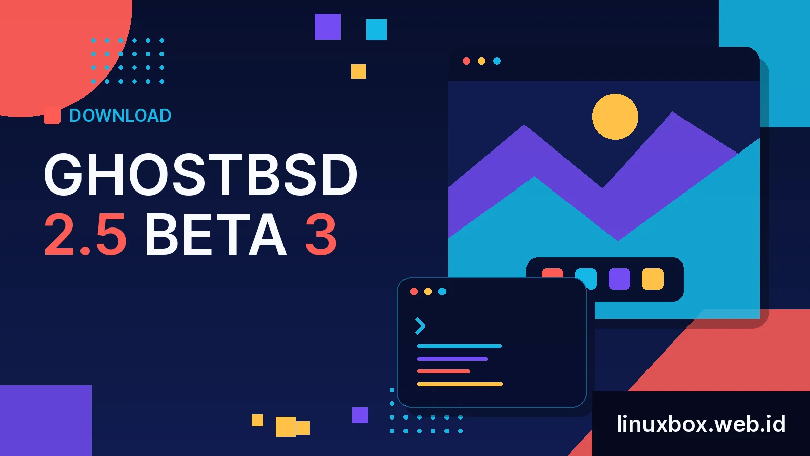 Download GhostBSD 2.5 Beta 3