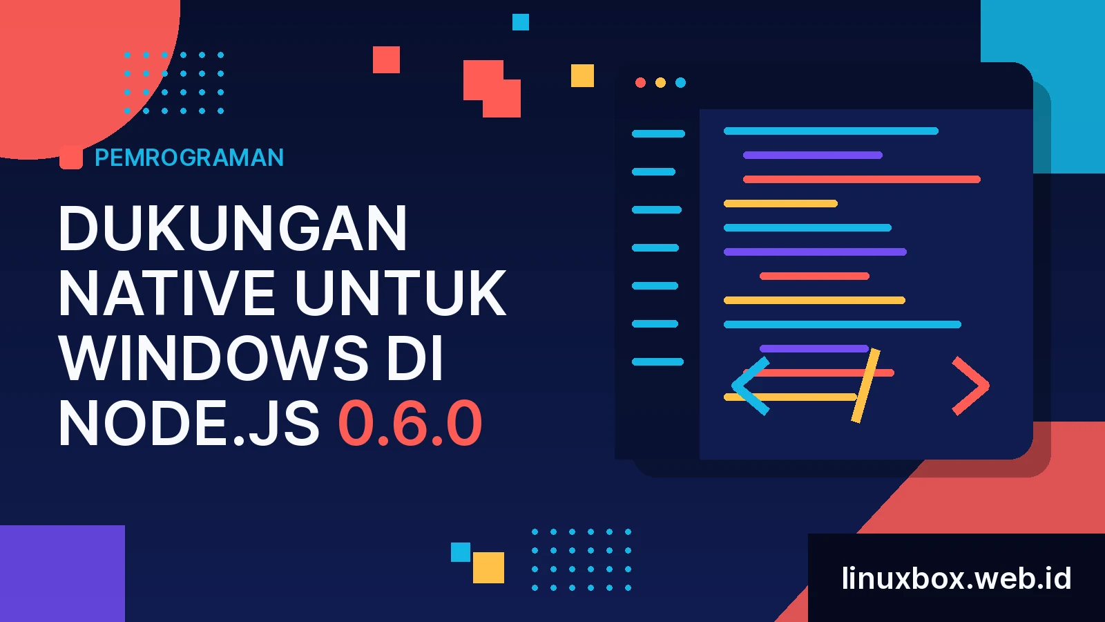 Dukungan Native Untuk Windows di node.js 0.6.0