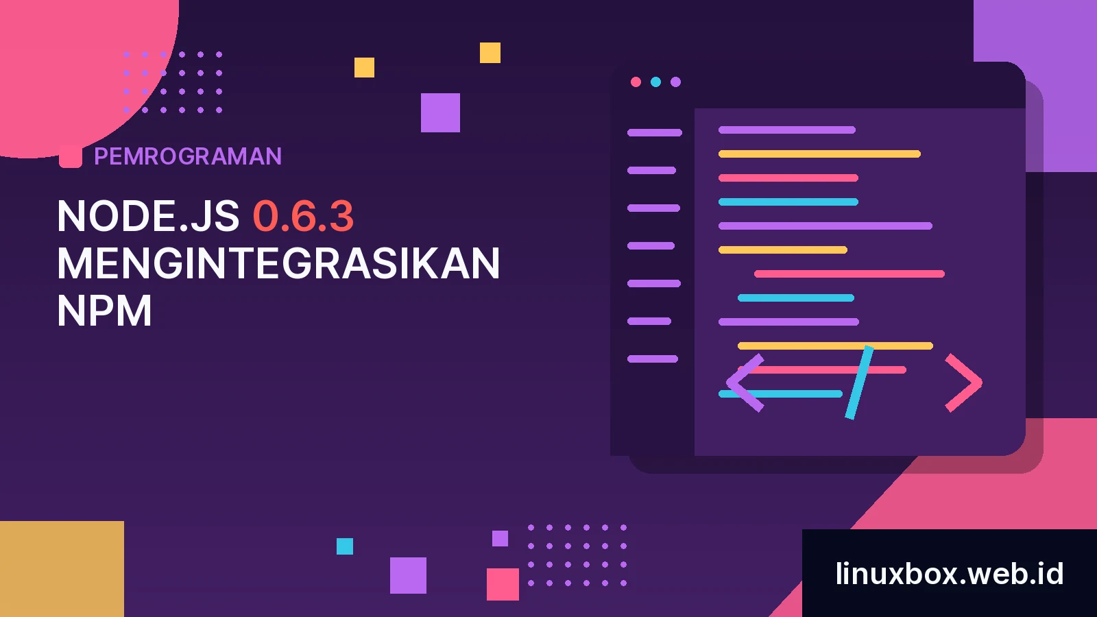 Node.js 0.6.3 mengintegrasikan NPM