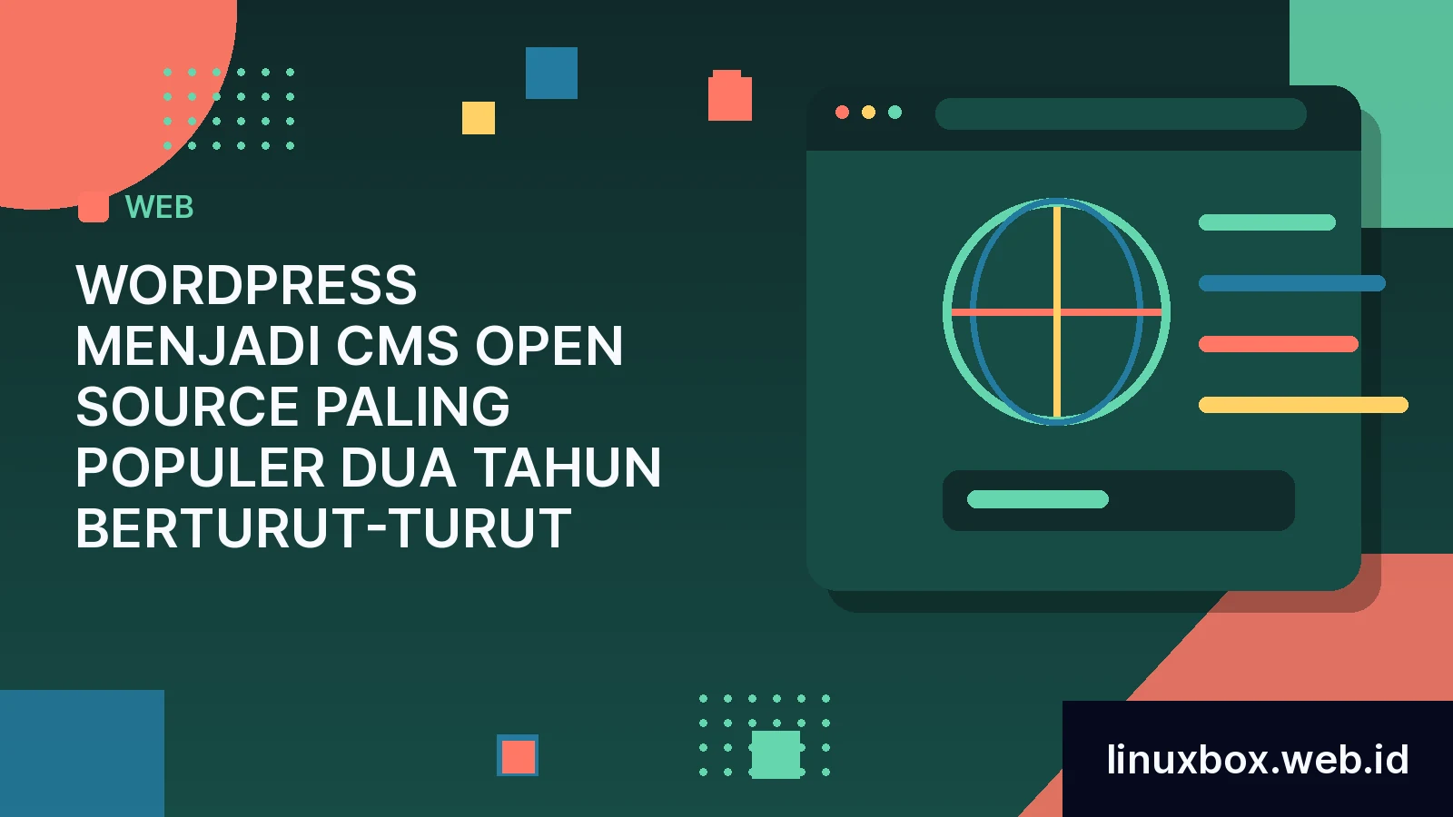 WordPress Menjadi CMS Open Source Paling Populer Dua Tahun Berturut-turut