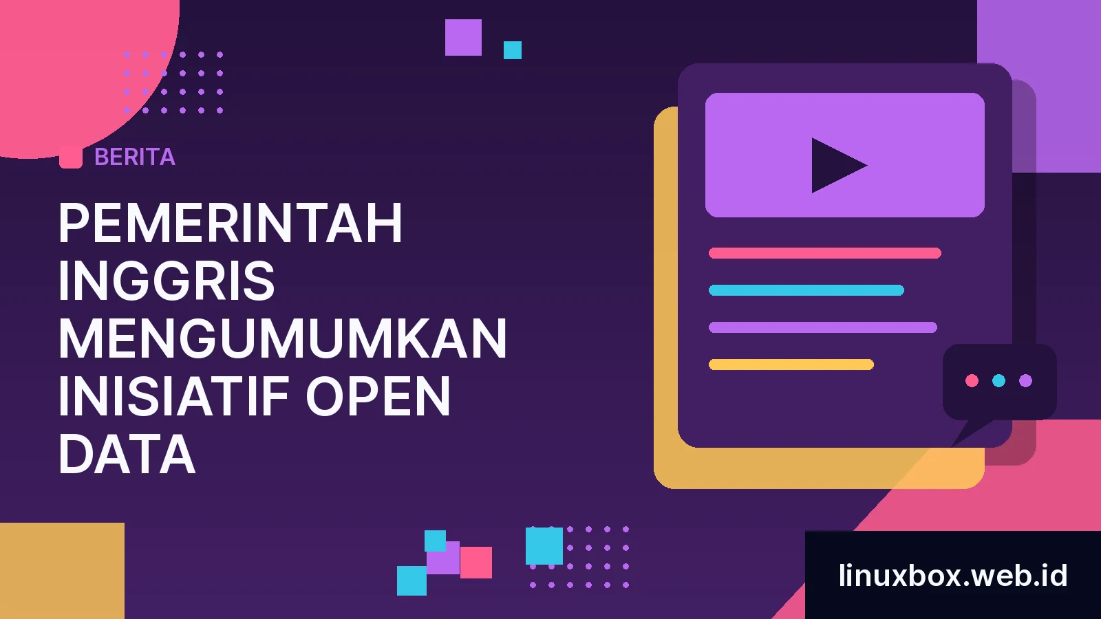 Pemerintah Inggris Mengumumkan Inisiatif Open Data