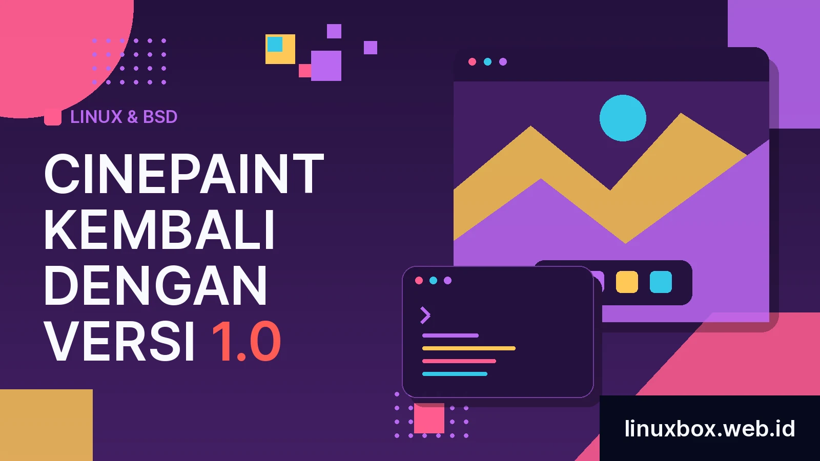 CinePaint Kembali Dengan Versi 1.0