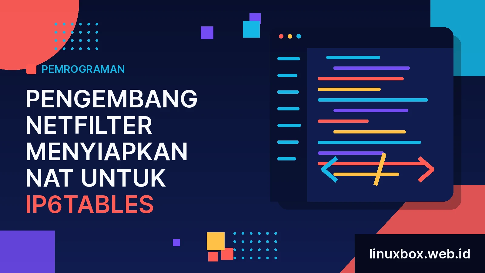 Pengembang netfilter Menyiapkan NAT untuk ip6tables