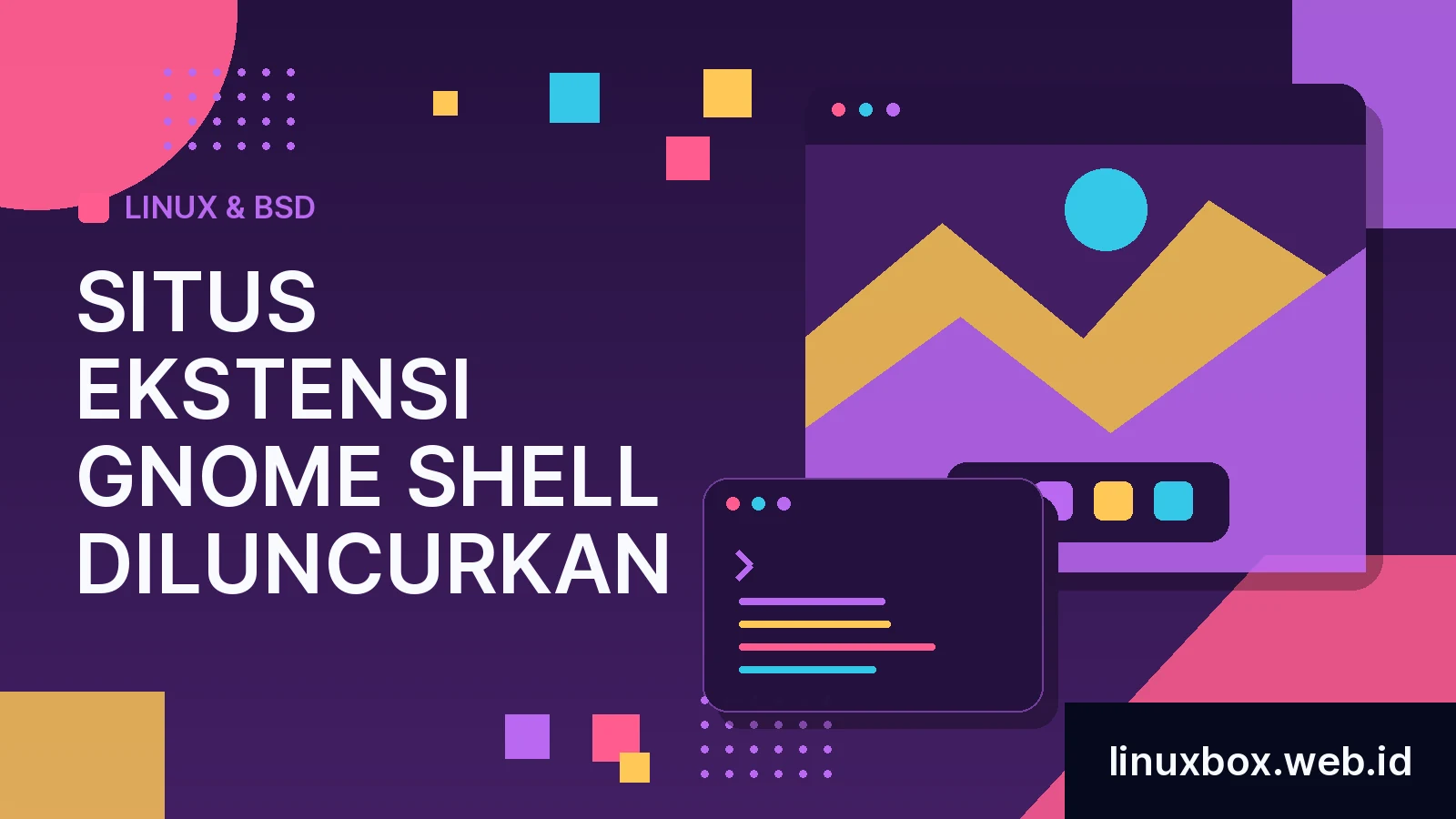 Situs Ekstensi GNOME Shell Diluncurkan