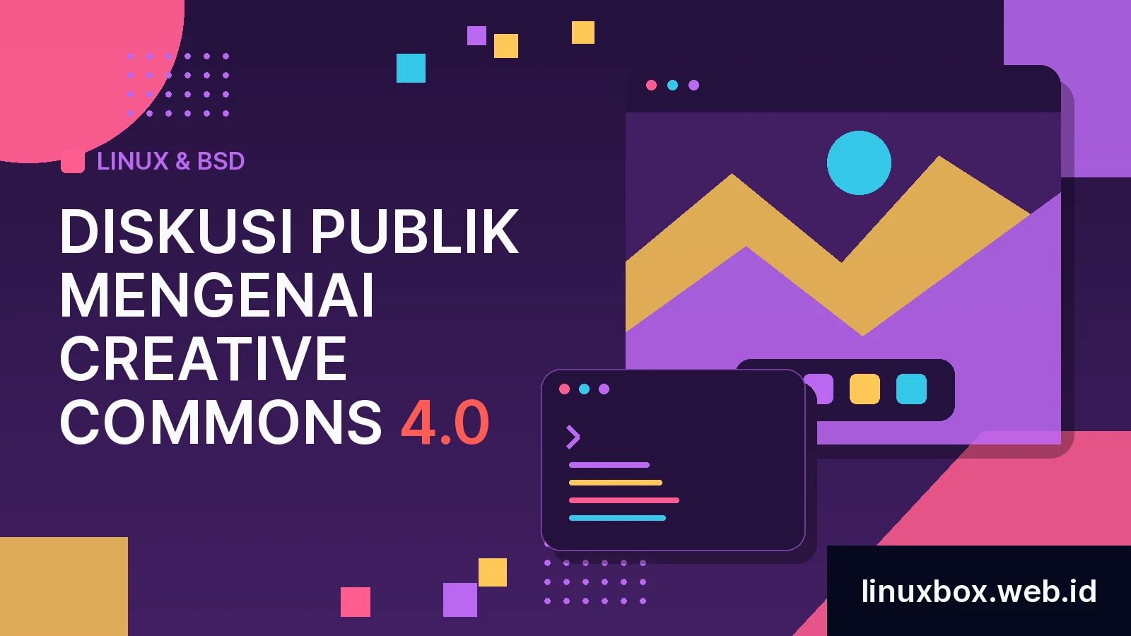 Diskusi Publik Mengenai Creative Commons 4.0
