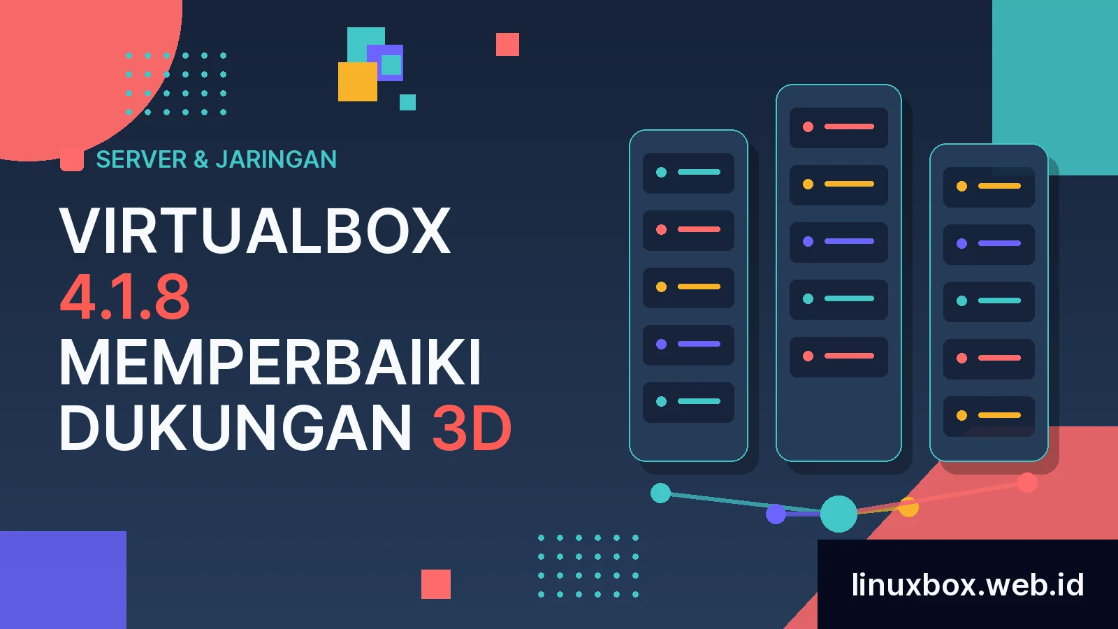 VirtualBox 4.1.8 Memperbaiki Dukungan 3D