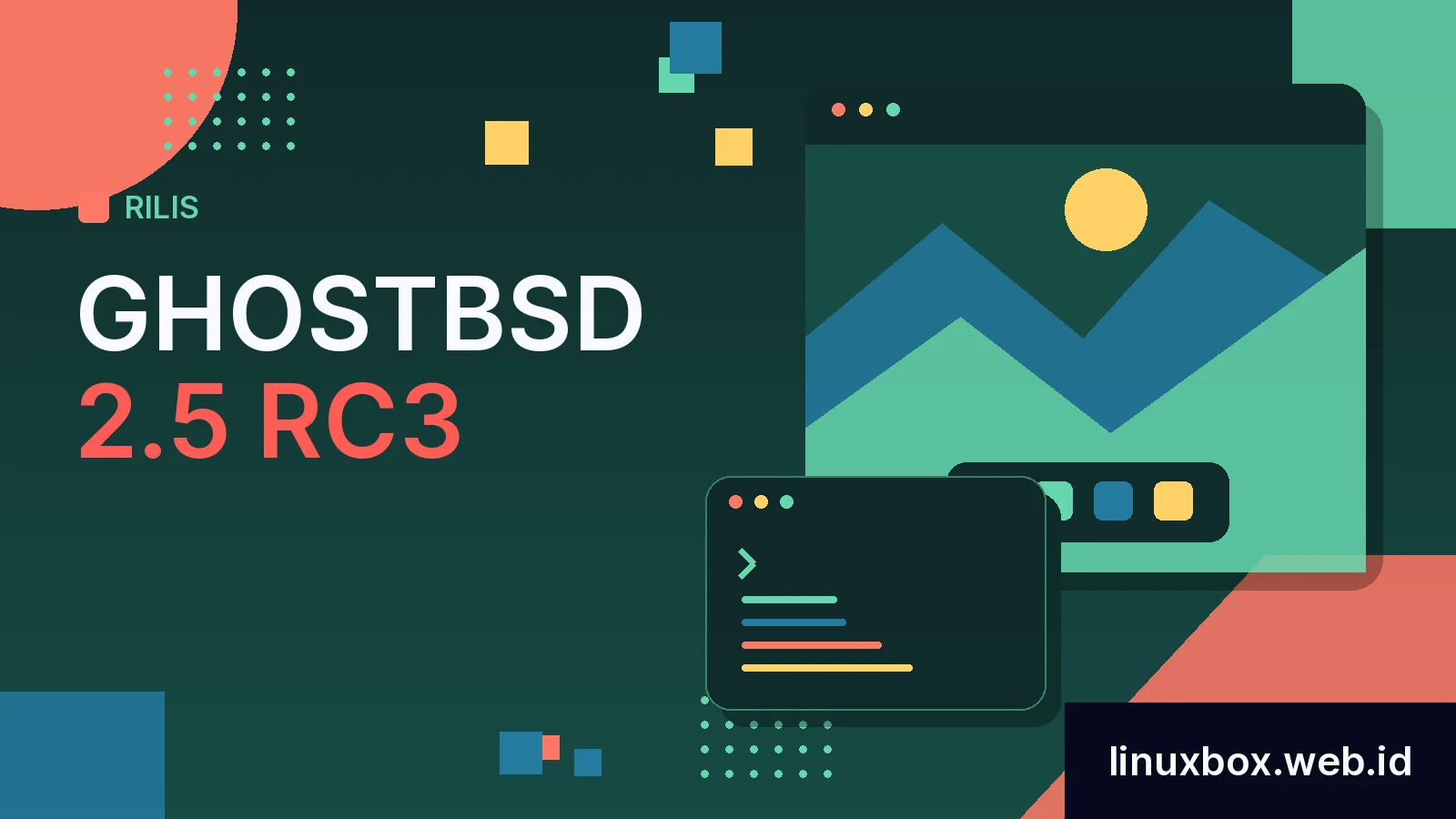 Rilis GhostBSD 2.5 RC3