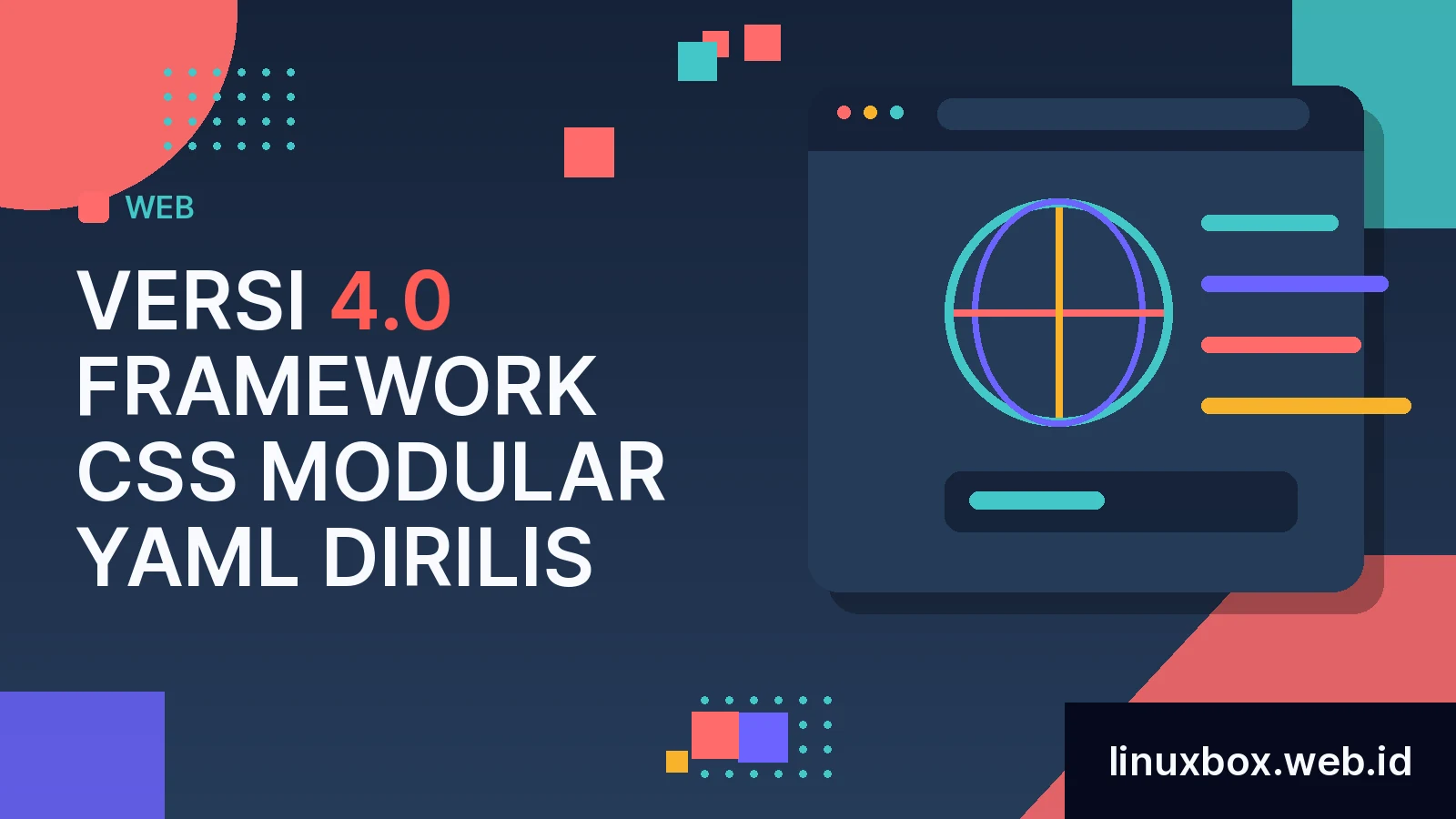 Versi 4.0 Framework CSS Modular YAML Dirilis