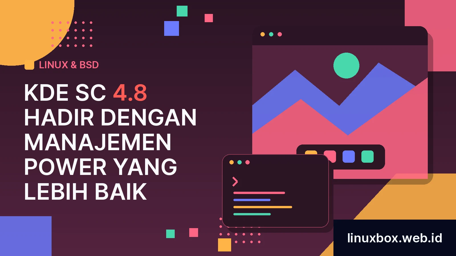 KDE SC 4.8 Hadir Dengan Manajemen Power Yang Lebih Baik