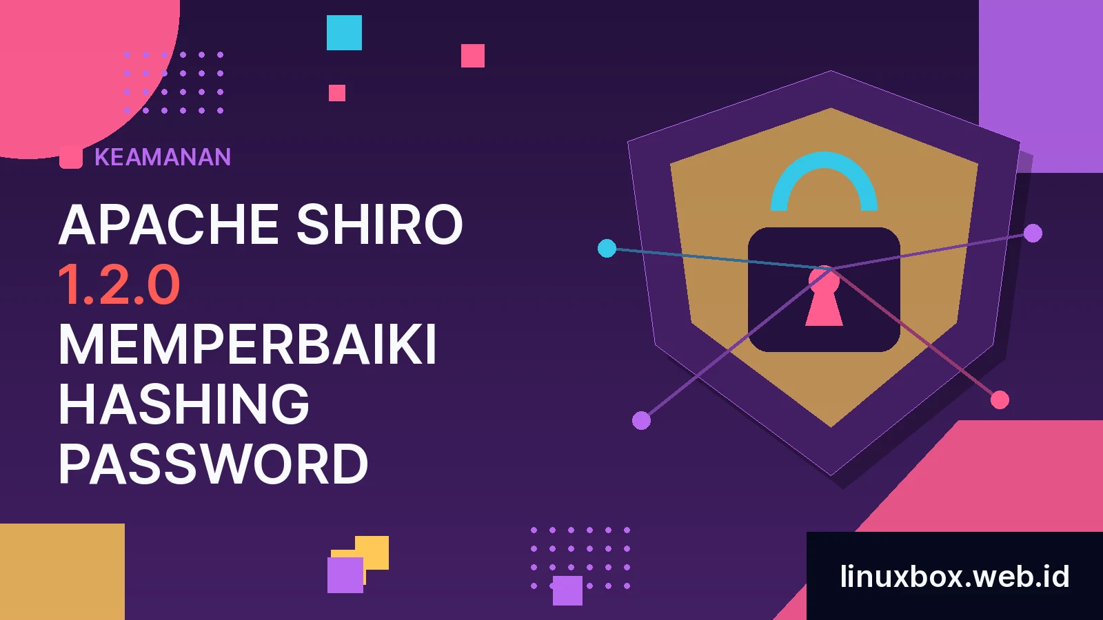 Apache Shiro 1.2.0 Memperbaiki Hashing Password