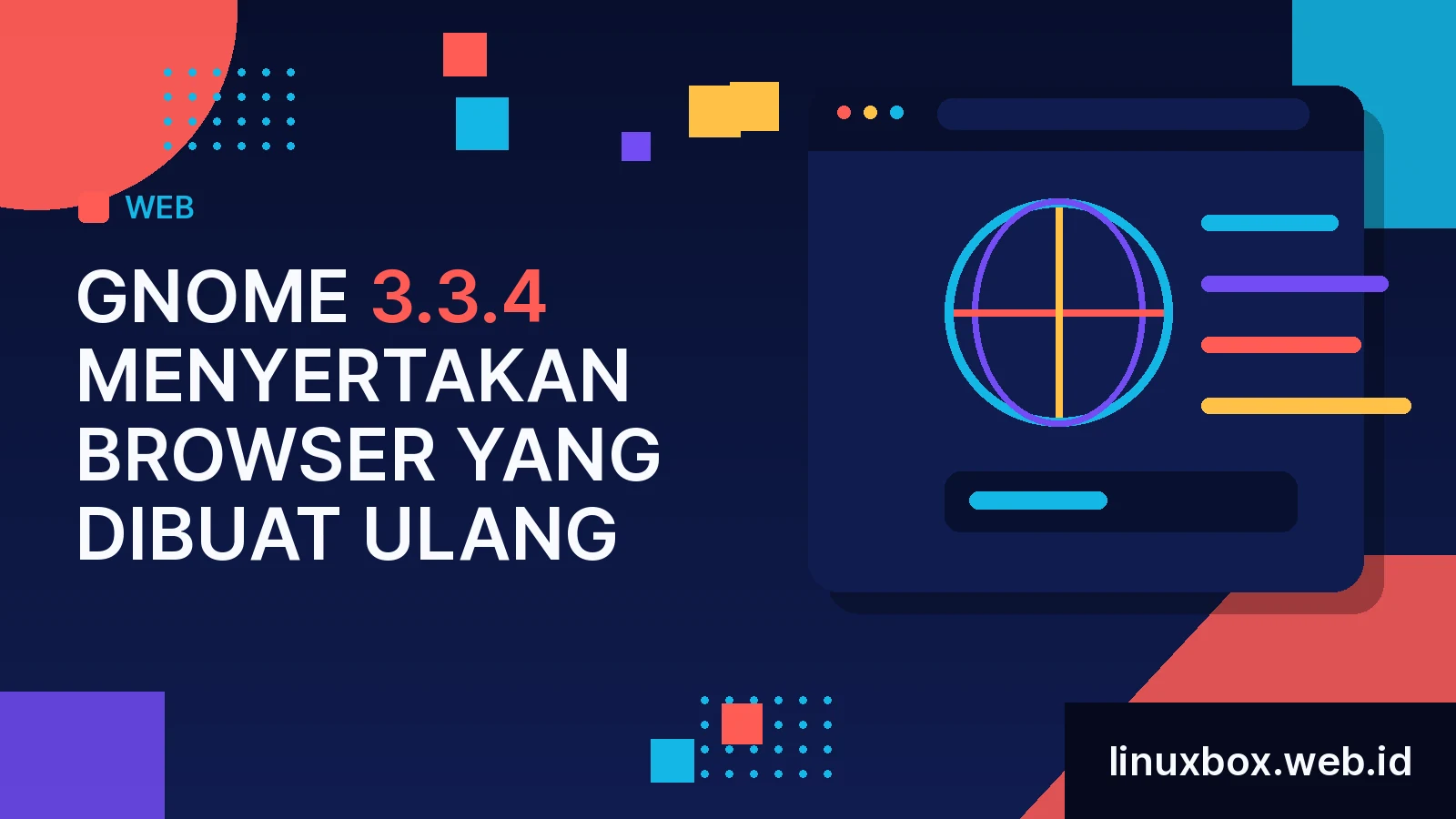 GNOME 3.3.4 Menyertakan Browser Yang Dibuat Ulang