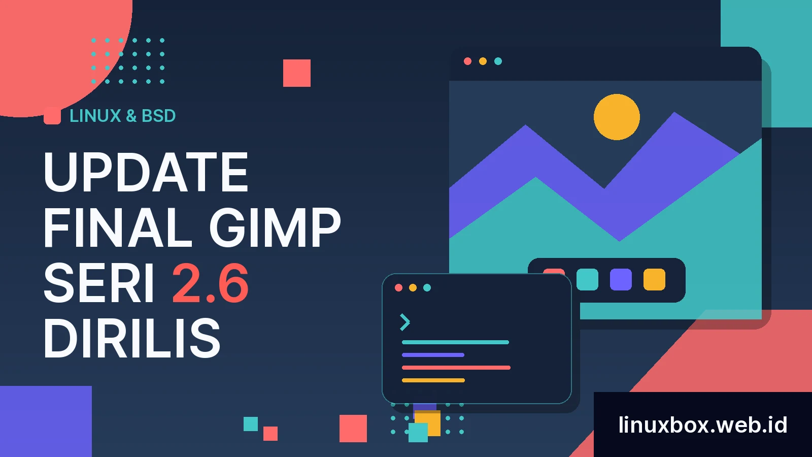 Update Final GIMP Seri 2.6 Dirilis