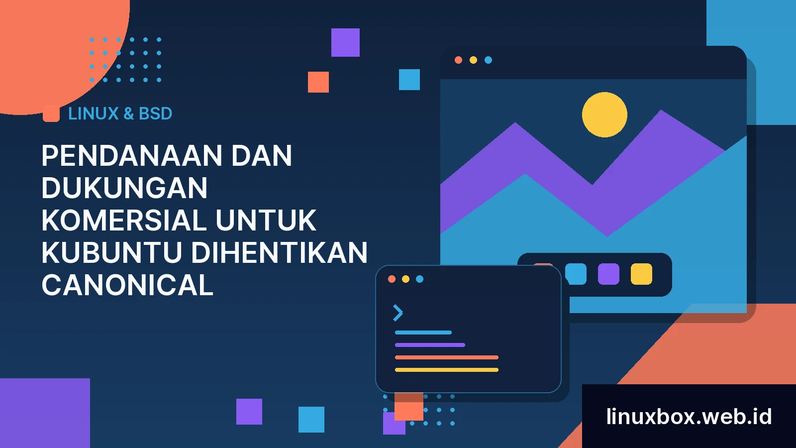 Pendanaan dan Dukungan Komersial Untuk Kubuntu dihentikan Canonical