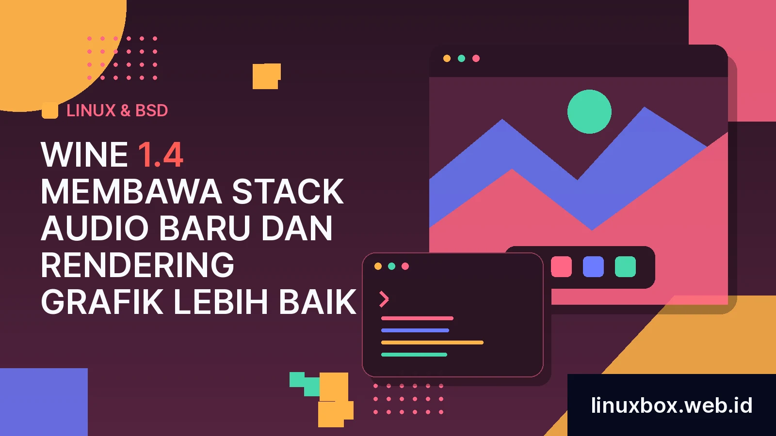 Wine 1.4 Membawa Stack Audio Baru dan Rendering Grafik Lebih Baik