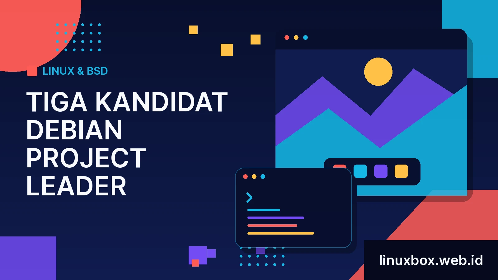 Tiga Kandidat Debian Project Leader