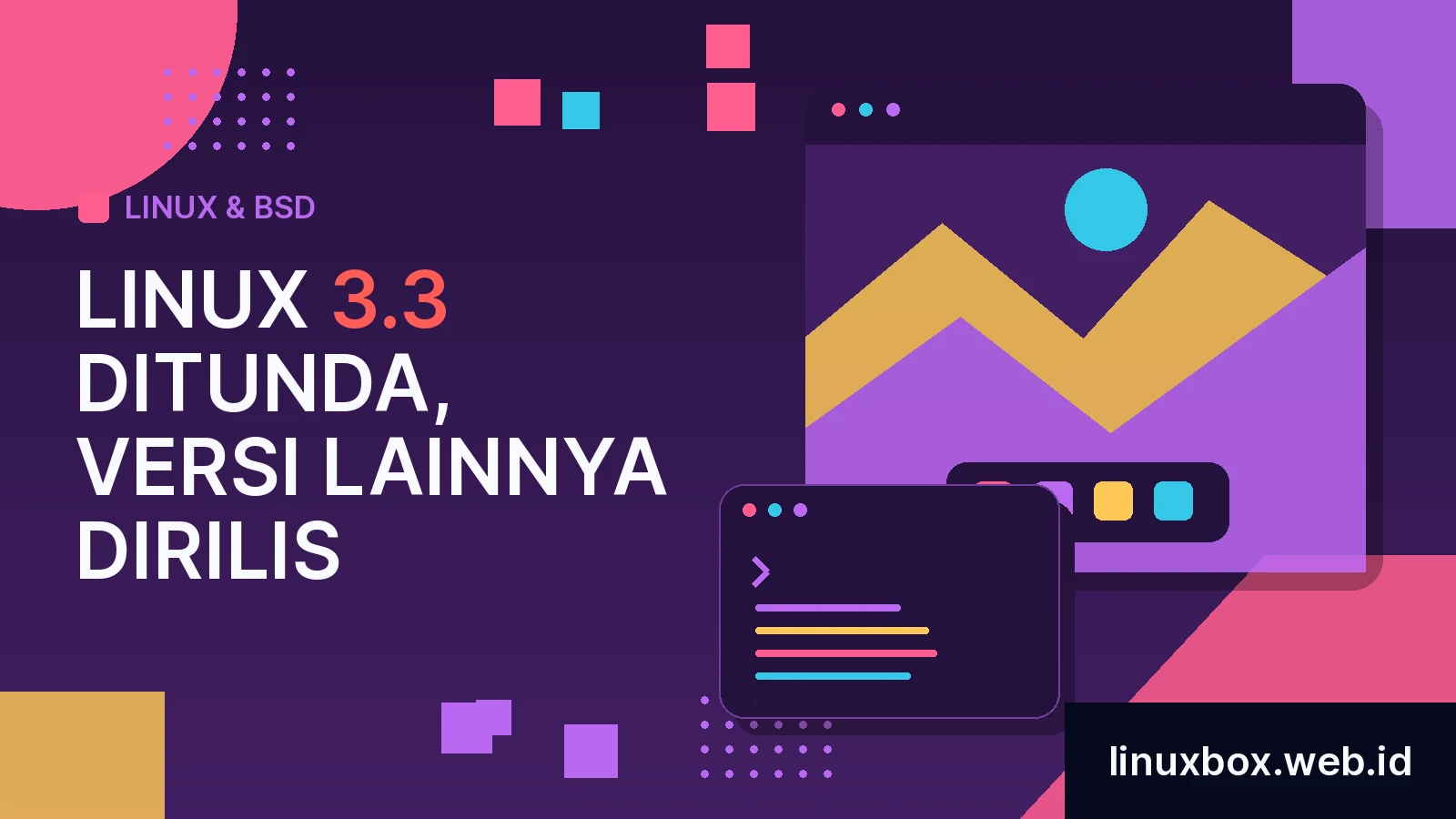 Linux 3.3 Ditunda, Versi Lainnya dirilis