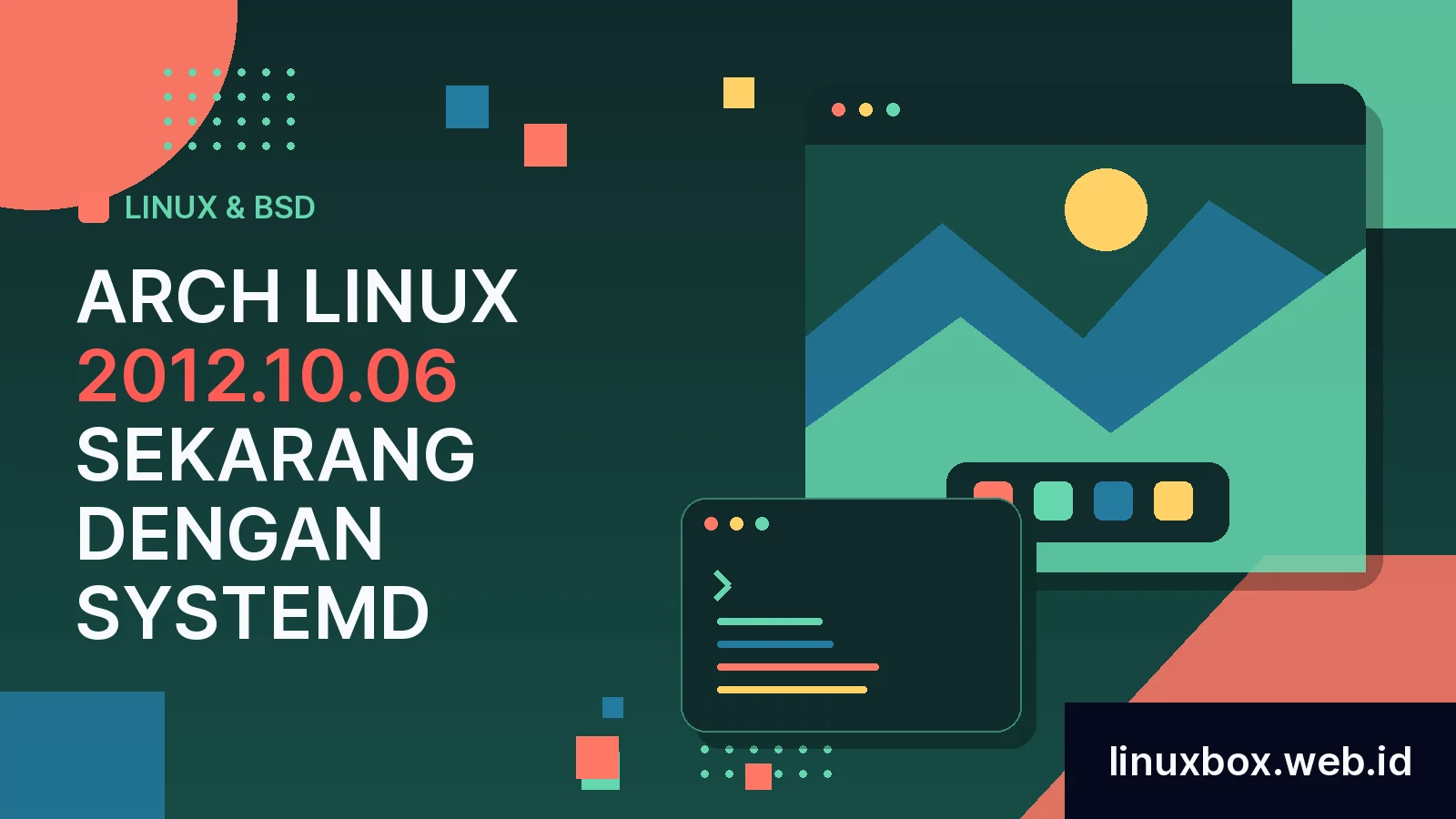 Arch Linux 2012.10.06 sekarang dengan systemd