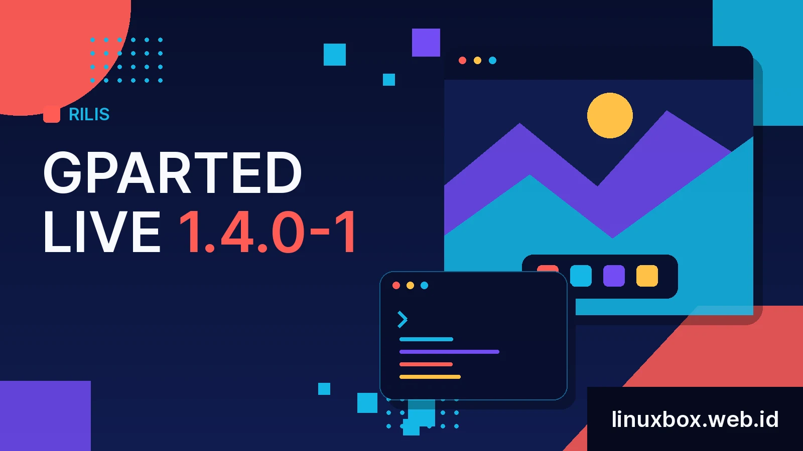 Rilis GParted Live 1.4.0-1