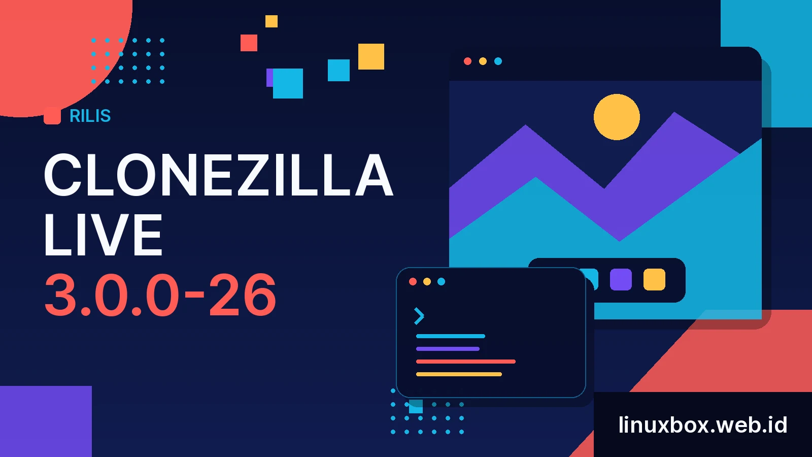 Rilis Clonezilla Live 3.0.0-26