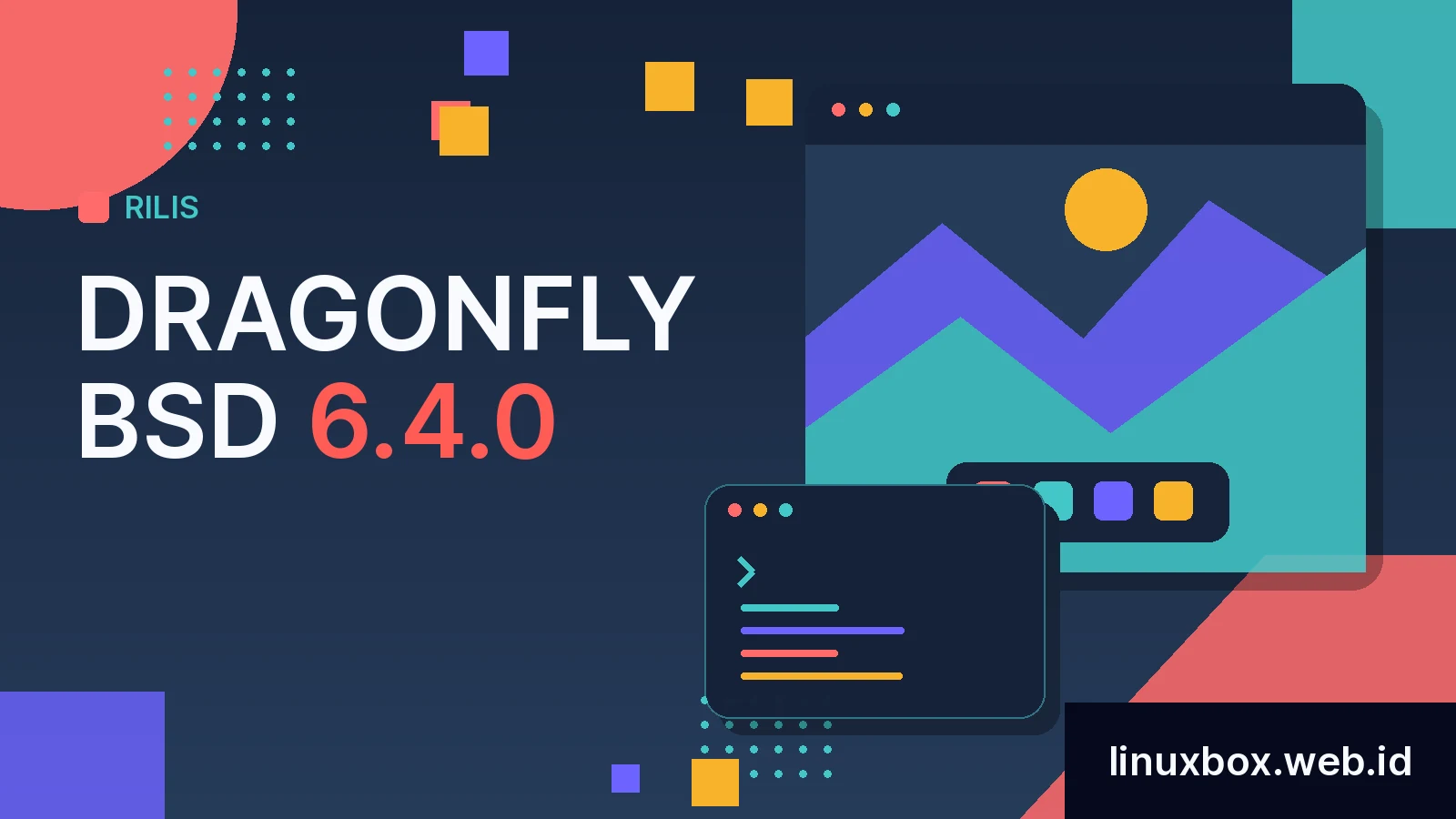 Rilis DragonFly BSD 6.4.0