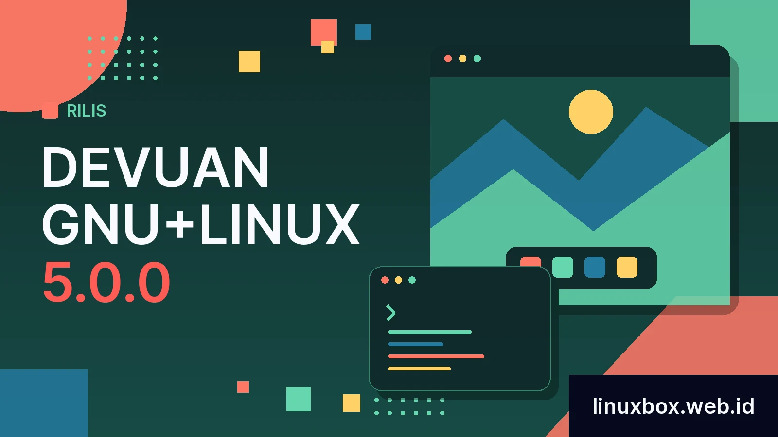 Rilis Devuan GNU+Linux 5.0.0