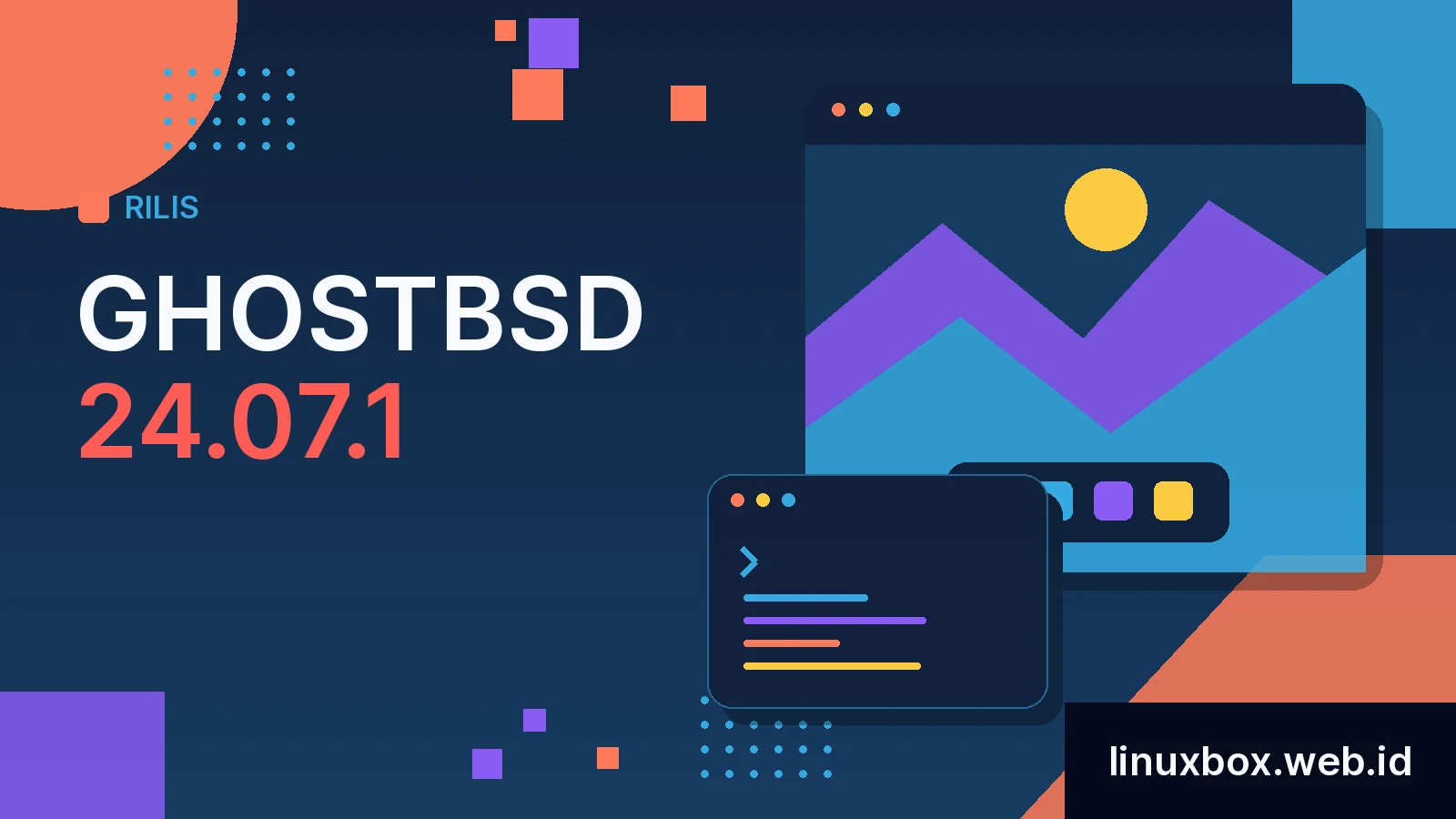 Rilis GhostBSD 24.07.1