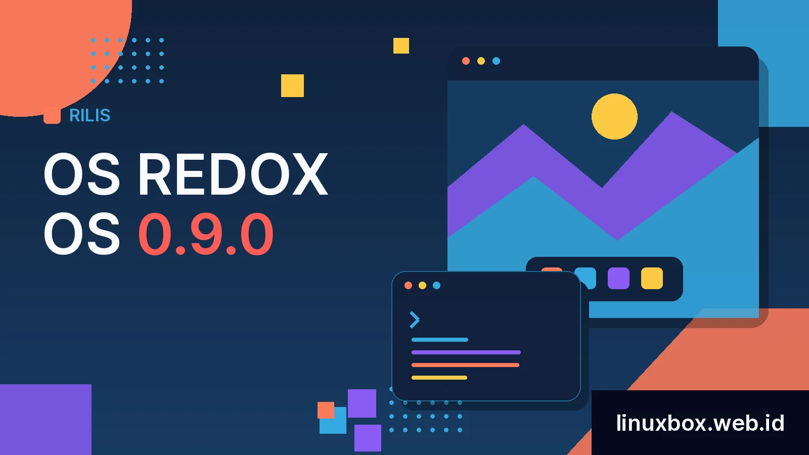 Rilis OS Redox OS 0.9.0