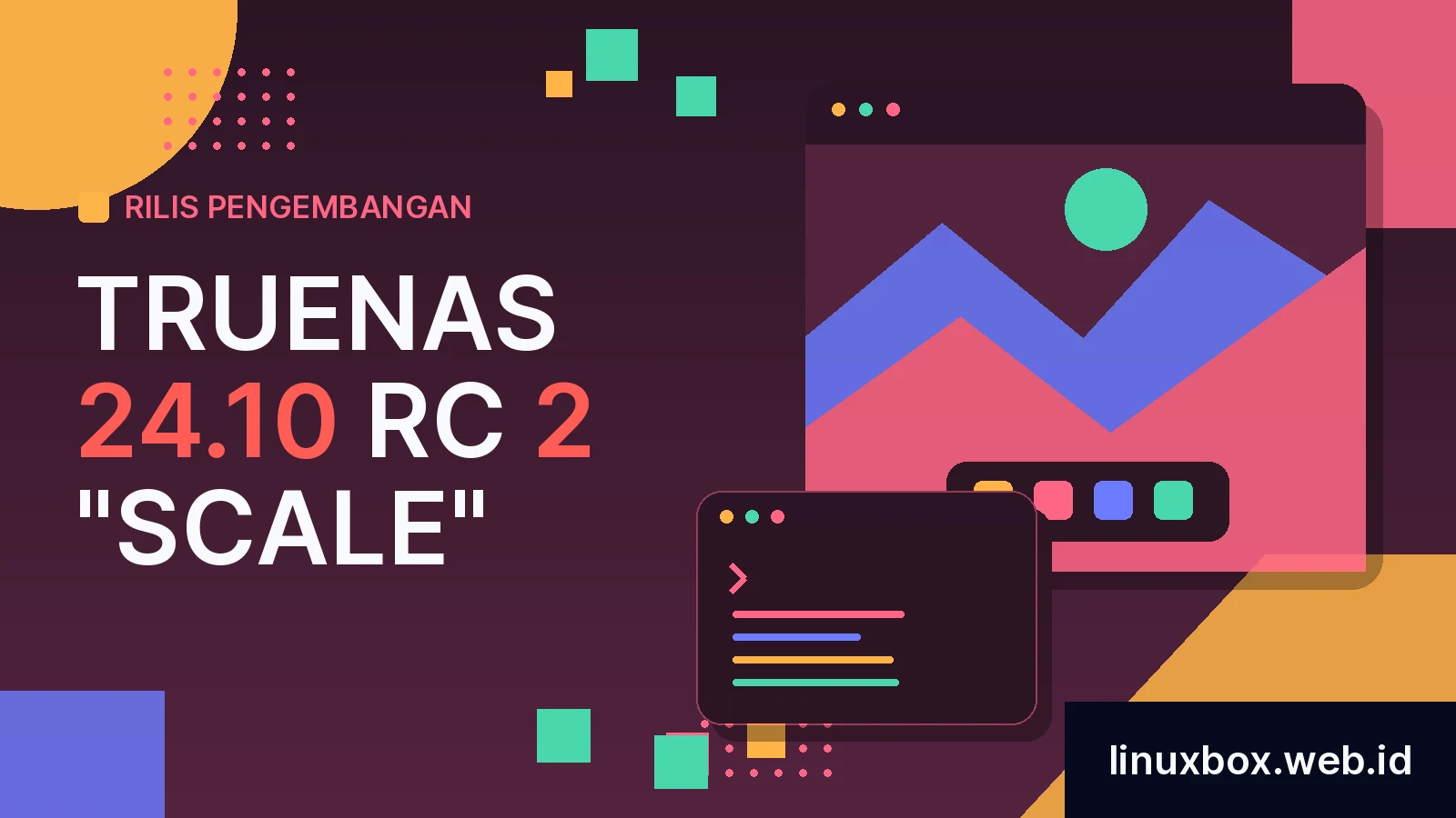 Rilis Pengembangan TrueNAS 24.10 RC 2 "SCALE"