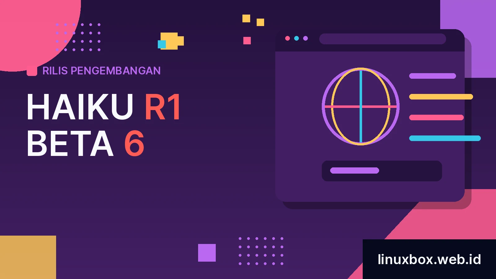 Rilis Pengembangan Haiku R1 Beta 6