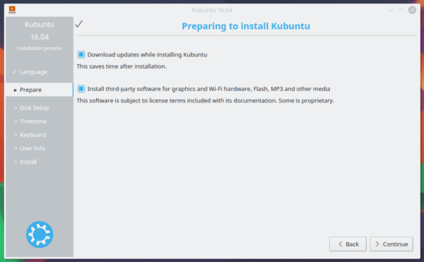 cara install kubuntu Linux 16.04 - Persiapan instalasi