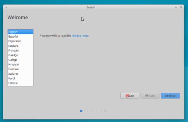 Cara Install Xubuntu 16.04 - Memilih Bahasa
